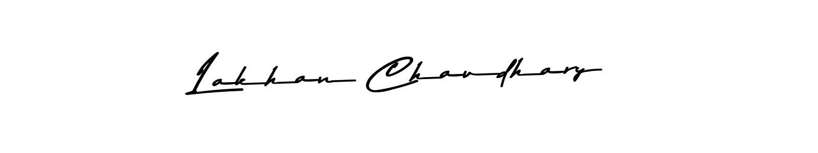 Design your own signature with our free online signature maker. With this signature software, you can create a handwritten (Asem Kandis PERSONAL USE) signature for name Lakhan Chaudhary. Lakhan Chaudhary signature style 9 images and pictures png