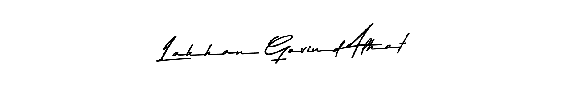 Make a beautiful signature design for name Lakhan Govind Alhat. With this signature (Asem Kandis PERSONAL USE) style, you can create a handwritten signature for free. Lakhan Govind Alhat signature style 9 images and pictures png