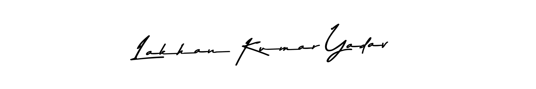 How to make Lakhan Kumar Yadav name signature. Use Asem Kandis PERSONAL USE style for creating short signs online. This is the latest handwritten sign. Lakhan Kumar Yadav signature style 9 images and pictures png