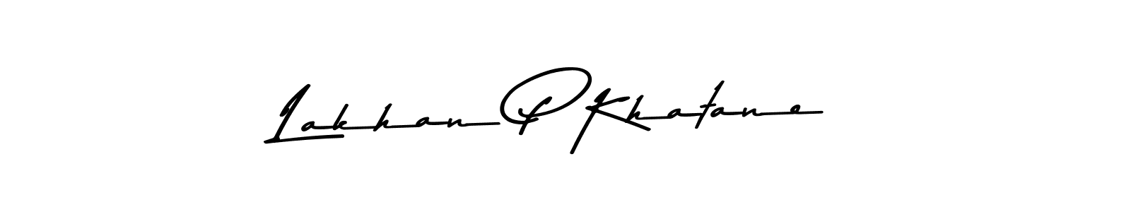 Similarly Asem Kandis PERSONAL USE is the best handwritten signature design. Signature creator online .You can use it as an online autograph creator for name Lakhan P Khatane. Lakhan P Khatane signature style 9 images and pictures png