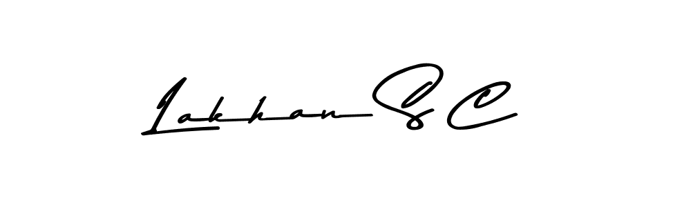 Similarly Asem Kandis PERSONAL USE is the best handwritten signature design. Signature creator online .You can use it as an online autograph creator for name Lakhan S C. Lakhan S C signature style 9 images and pictures png