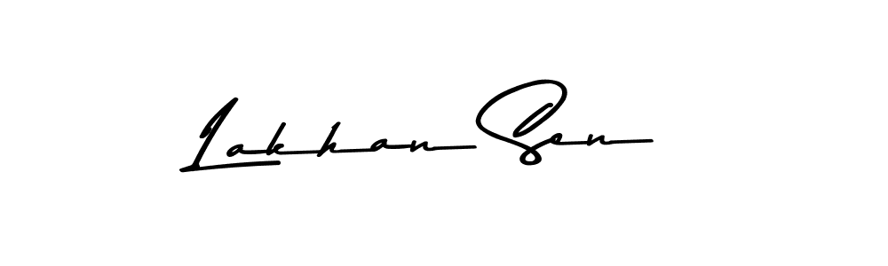 Create a beautiful signature design for name Lakhan Sen. With this signature (Asem Kandis PERSONAL USE) fonts, you can make a handwritten signature for free. Lakhan Sen signature style 9 images and pictures png