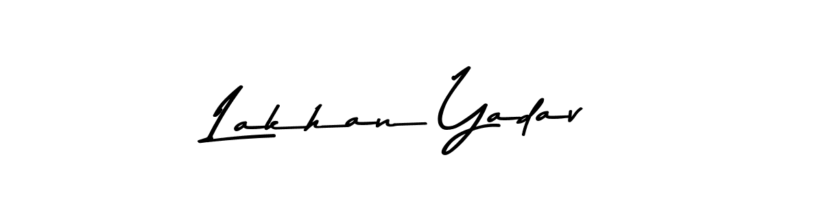 Use a signature maker to create a handwritten signature online. With this signature software, you can design (Asem Kandis PERSONAL USE) your own signature for name Lakhan Yadav. Lakhan Yadav signature style 9 images and pictures png