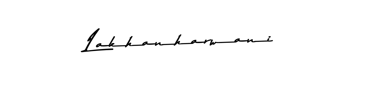 Make a beautiful signature design for name Lakhanharwani. With this signature (Asem Kandis PERSONAL USE) style, you can create a handwritten signature for free. Lakhanharwani signature style 9 images and pictures png