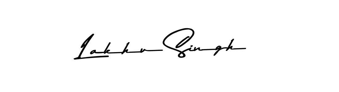 How to make Lakhu Singh name signature. Use Asem Kandis PERSONAL USE style for creating short signs online. This is the latest handwritten sign. Lakhu Singh signature style 9 images and pictures png