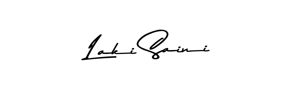 Make a beautiful signature design for name Laki Saini. Use this online signature maker to create a handwritten signature for free. Laki Saini signature style 9 images and pictures png