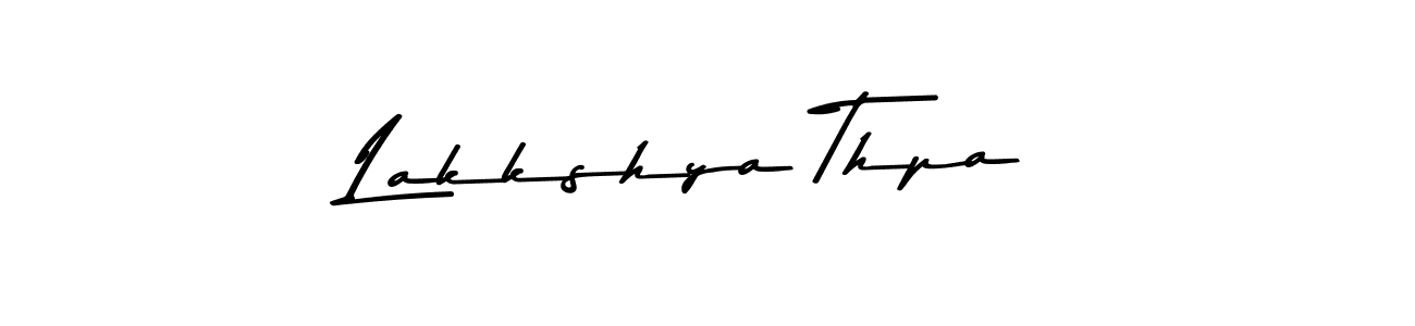 Also we have Lakkshya Thpa name is the best signature style. Create professional handwritten signature collection using Asem Kandis PERSONAL USE autograph style. Lakkshya Thpa signature style 9 images and pictures png
