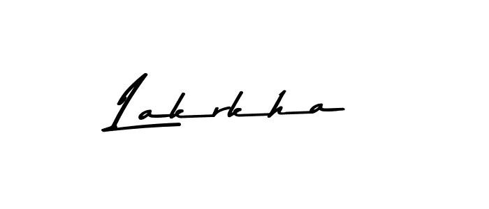 Create a beautiful signature design for name Lakrkha. With this signature (Asem Kandis PERSONAL USE) fonts, you can make a handwritten signature for free. Lakrkha signature style 9 images and pictures png