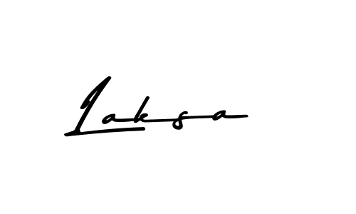 How to make Laksa signature? Asem Kandis PERSONAL USE is a professional autograph style. Create handwritten signature for Laksa name. Laksa signature style 9 images and pictures png