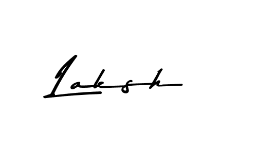 You should practise on your own different ways (Asem Kandis PERSONAL USE) to write your name (Laksh) in signature. don't let someone else do it for you. Laksh signature style 9 images and pictures png