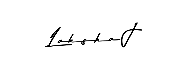 Also we have Laksha J name is the best signature style. Create professional handwritten signature collection using Asem Kandis PERSONAL USE autograph style. Laksha J signature style 9 images and pictures png