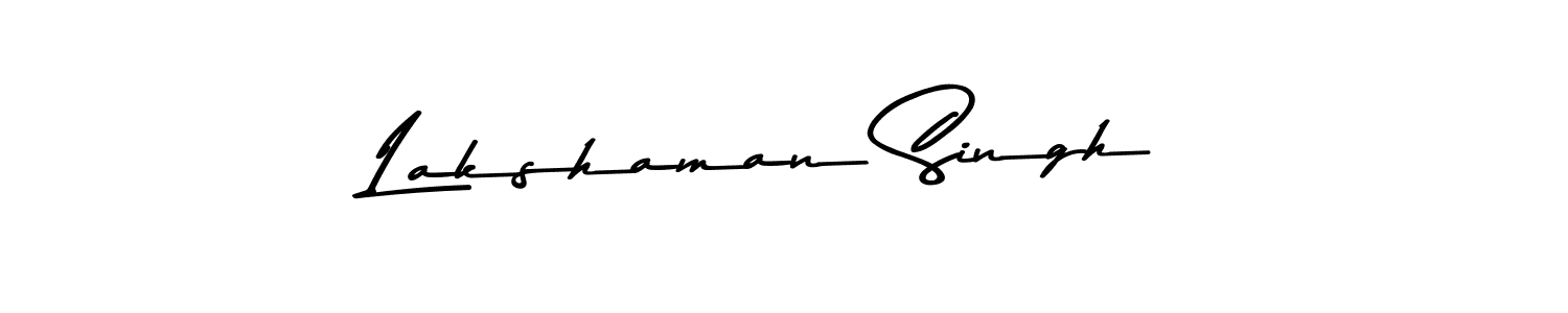 Create a beautiful signature design for name Lakshaman Singh. With this signature (Asem Kandis PERSONAL USE) fonts, you can make a handwritten signature for free. Lakshaman Singh signature style 9 images and pictures png