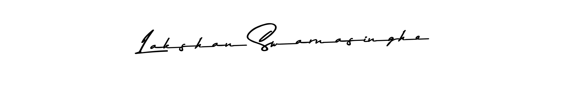 Make a beautiful signature design for name Lakshan Swarnasinghe. With this signature (Asem Kandis PERSONAL USE) style, you can create a handwritten signature for free. Lakshan Swarnasinghe signature style 9 images and pictures png