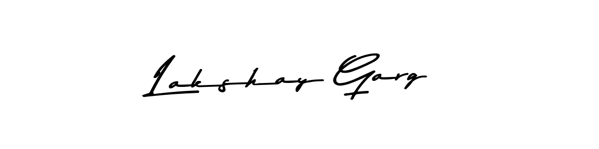 Use a signature maker to create a handwritten signature online. With this signature software, you can design (Asem Kandis PERSONAL USE) your own signature for name Lakshay Garg. Lakshay Garg signature style 9 images and pictures png