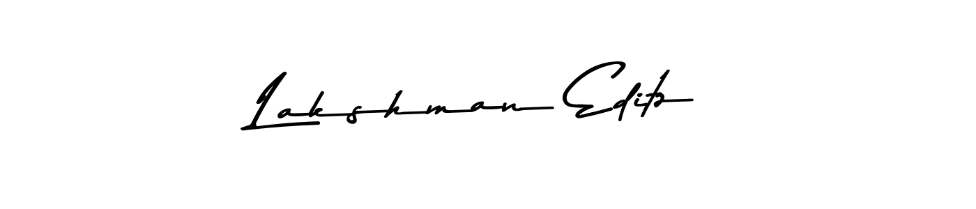 You should practise on your own different ways (Asem Kandis PERSONAL USE) to write your name (Lakshman Editz) in signature. don't let someone else do it for you. Lakshman Editz signature style 9 images and pictures png