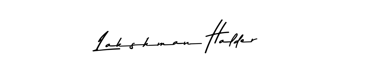 Also You can easily find your signature by using the search form. We will create Lakshman Halder name handwritten signature images for you free of cost using Asem Kandis PERSONAL USE sign style. Lakshman Halder signature style 9 images and pictures png
