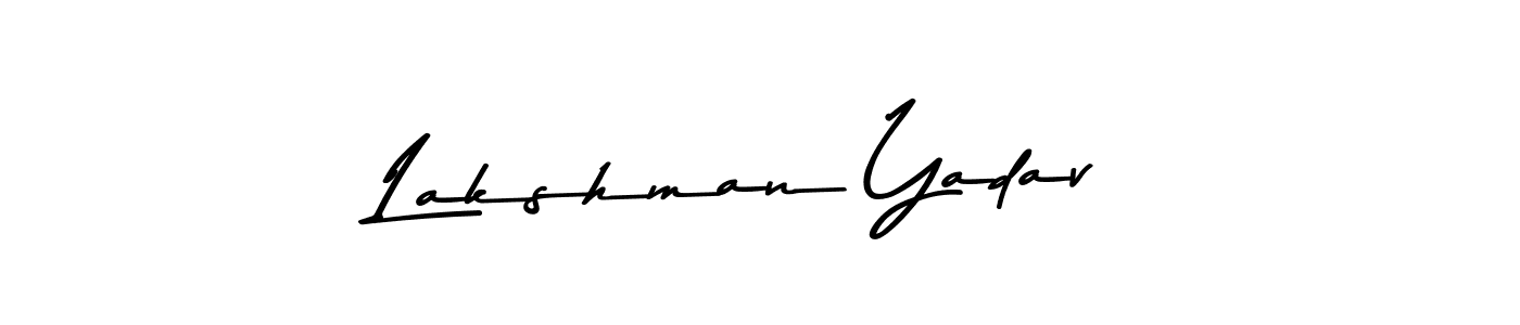 You should practise on your own different ways (Asem Kandis PERSONAL USE) to write your name (Lakshman Yadav) in signature. don't let someone else do it for you. Lakshman Yadav signature style 9 images and pictures png