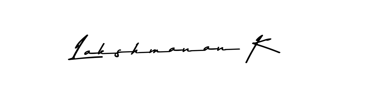 if you are searching for the best signature style for your name Lakshmanan K. so please give up your signature search. here we have designed multiple signature styles  using Asem Kandis PERSONAL USE. Lakshmanan K signature style 9 images and pictures png