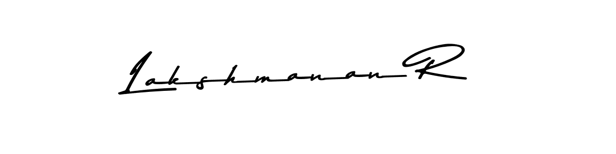 You should practise on your own different ways (Asem Kandis PERSONAL USE) to write your name (Lakshmanan R) in signature. don't let someone else do it for you. Lakshmanan R signature style 9 images and pictures png