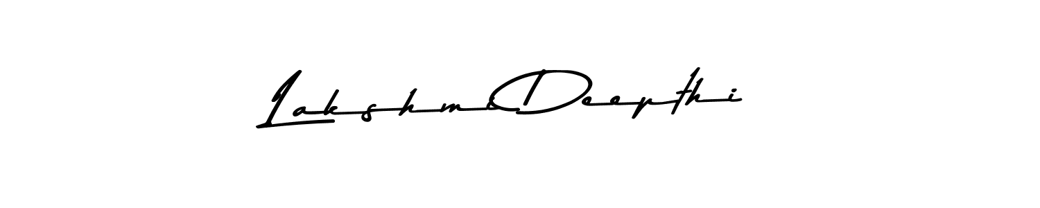 You should practise on your own different ways (Asem Kandis PERSONAL USE) to write your name (Lakshmi Deepthi) in signature. don't let someone else do it for you. Lakshmi Deepthi signature style 9 images and pictures png