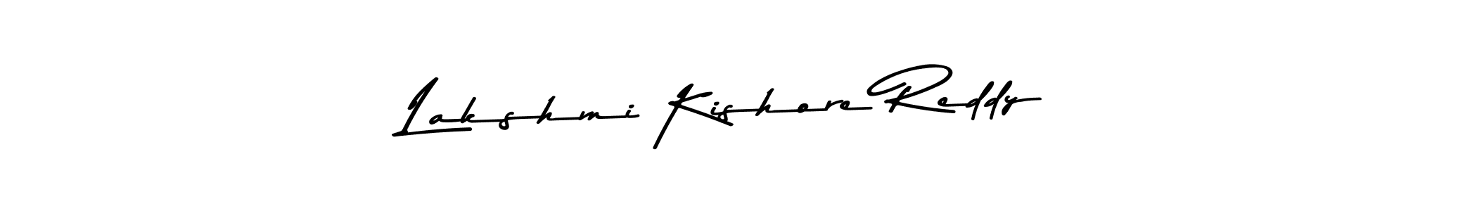 Make a beautiful signature design for name Lakshmi Kishore Reddy. Use this online signature maker to create a handwritten signature for free. Lakshmi Kishore Reddy signature style 9 images and pictures png