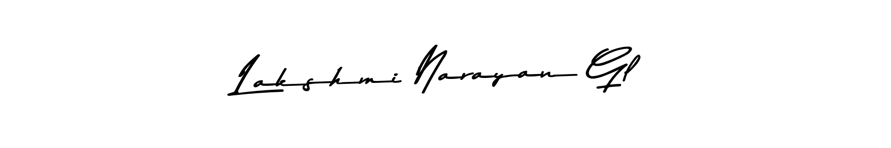How to make Lakshmi Narayan Gl signature? Asem Kandis PERSONAL USE is a professional autograph style. Create handwritten signature for Lakshmi Narayan Gl name. Lakshmi Narayan Gl signature style 9 images and pictures png