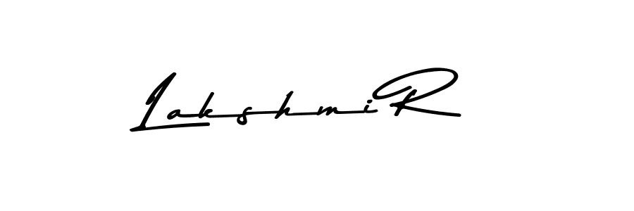 You should practise on your own different ways (Asem Kandis PERSONAL USE) to write your name (Lakshmi R) in signature. don't let someone else do it for you. Lakshmi R signature style 9 images and pictures png