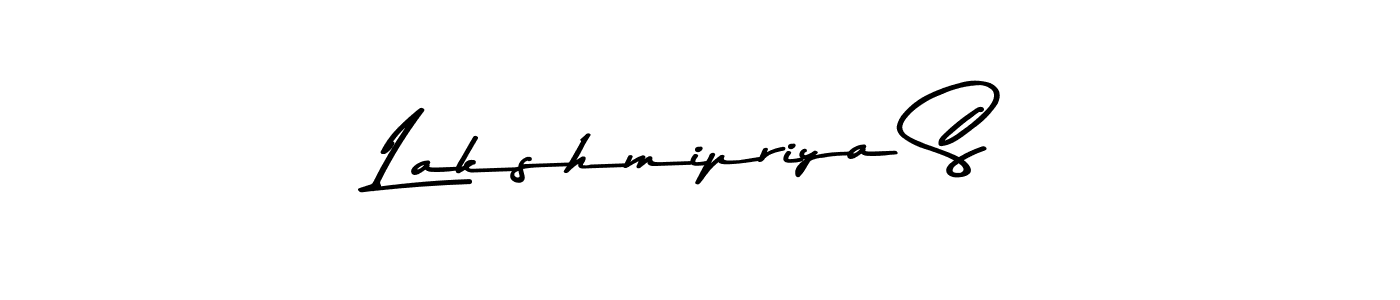 How to make Lakshmipriya S name signature. Use Asem Kandis PERSONAL USE style for creating short signs online. This is the latest handwritten sign. Lakshmipriya S signature style 9 images and pictures png