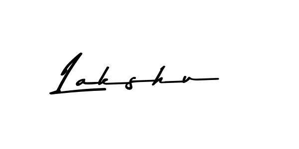 How to make Lakshu signature? Asem Kandis PERSONAL USE is a professional autograph style. Create handwritten signature for Lakshu name. Lakshu signature style 9 images and pictures png