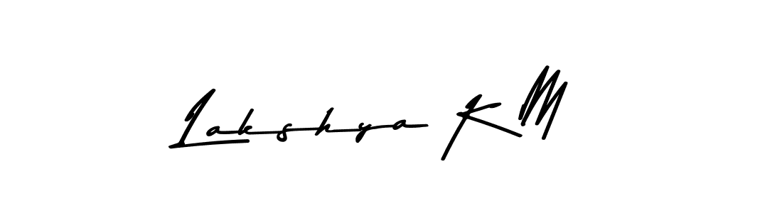 It looks lik you need a new signature style for name Lakshya K M. Design unique handwritten (Asem Kandis PERSONAL USE) signature with our free signature maker in just a few clicks. Lakshya K M signature style 9 images and pictures png