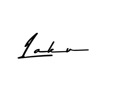 Design your own signature with our free online signature maker. With this signature software, you can create a handwritten (Asem Kandis PERSONAL USE) signature for name Laku. Laku signature style 9 images and pictures png