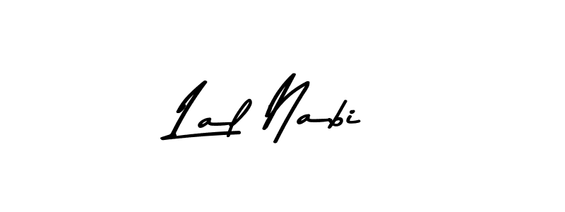 The best way (Asem Kandis PERSONAL USE) to make a short signature is to pick only two or three words in your name. The name Lal Nabi include a total of six letters. For converting this name. Lal Nabi signature style 9 images and pictures png