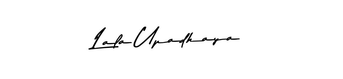 Use a signature maker to create a handwritten signature online. With this signature software, you can design (Asem Kandis PERSONAL USE) your own signature for name Lala Upadhaya. Lala Upadhaya signature style 9 images and pictures png