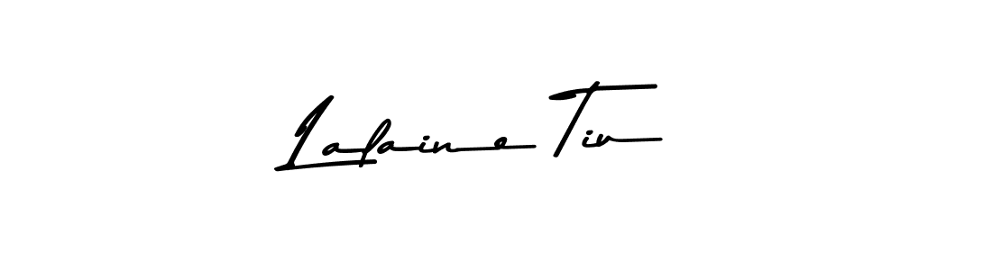 Design your own signature with our free online signature maker. With this signature software, you can create a handwritten (Asem Kandis PERSONAL USE) signature for name Lalaine Tiu. Lalaine Tiu signature style 9 images and pictures png