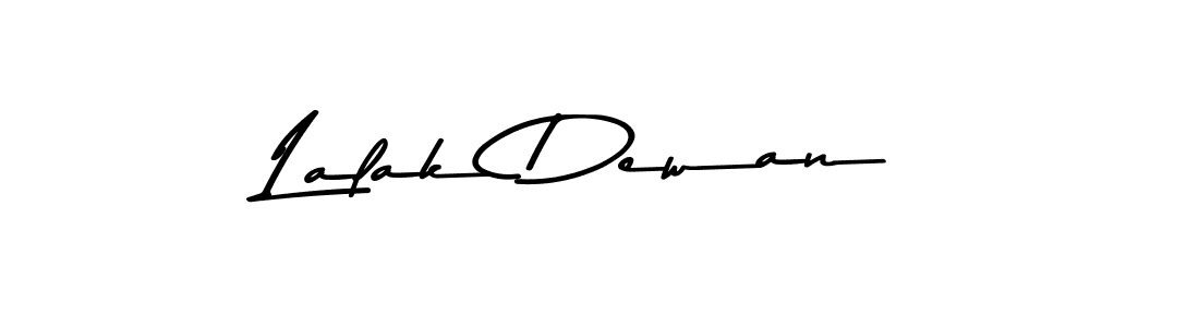 Make a beautiful signature design for name Lalak Dewan. With this signature (Asem Kandis PERSONAL USE) style, you can create a handwritten signature for free. Lalak Dewan signature style 9 images and pictures png