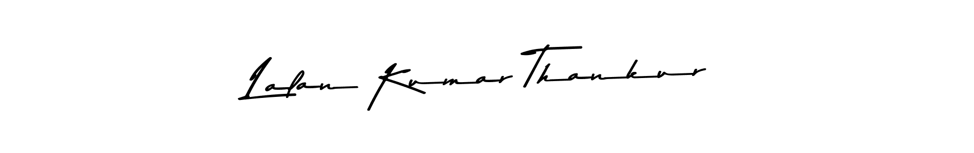 Asem Kandis PERSONAL USE is a professional signature style that is perfect for those who want to add a touch of class to their signature. It is also a great choice for those who want to make their signature more unique. Get Lalan Kumar Thankur name to fancy signature for free. Lalan Kumar Thankur signature style 9 images and pictures png