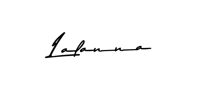 Make a beautiful signature design for name Lalanna. With this signature (Asem Kandis PERSONAL USE) style, you can create a handwritten signature for free. Lalanna signature style 9 images and pictures png