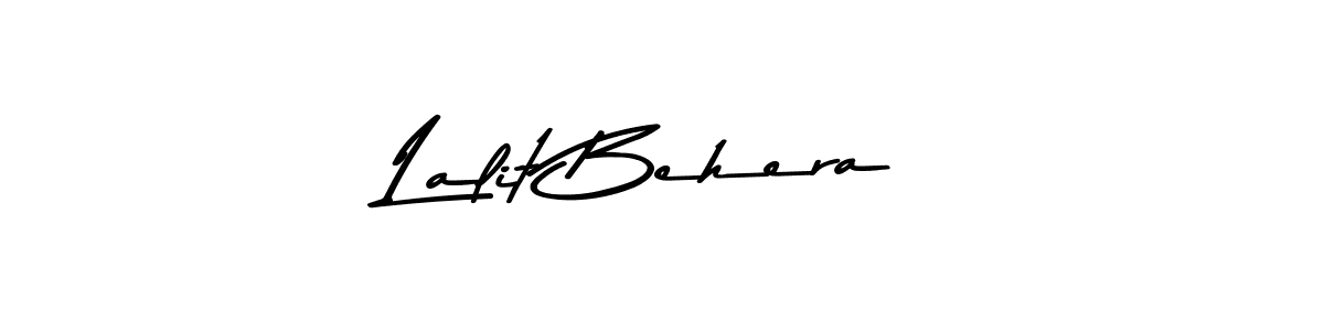 Asem Kandis PERSONAL USE is a professional signature style that is perfect for those who want to add a touch of class to their signature. It is also a great choice for those who want to make their signature more unique. Get Lalit Behera name to fancy signature for free. Lalit Behera signature style 9 images and pictures png