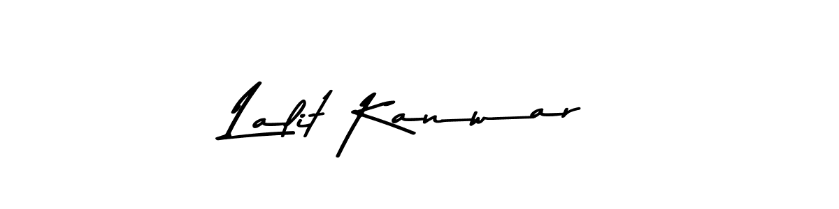 Use a signature maker to create a handwritten signature online. With this signature software, you can design (Asem Kandis PERSONAL USE) your own signature for name Lalit Kanwar. Lalit Kanwar signature style 9 images and pictures png