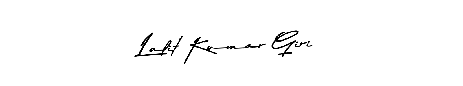 Make a beautiful signature design for name Lalit Kumar Giri. With this signature (Asem Kandis PERSONAL USE) style, you can create a handwritten signature for free. Lalit Kumar Giri signature style 9 images and pictures png