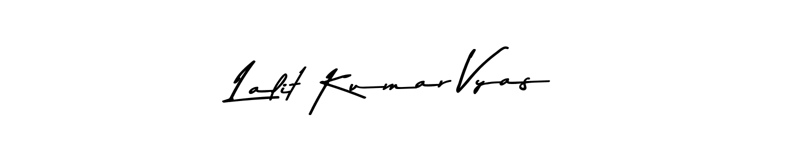 Lalit Kumar Vyas stylish signature style. Best Handwritten Sign (Asem Kandis PERSONAL USE) for my name. Handwritten Signature Collection Ideas for my name Lalit Kumar Vyas. Lalit Kumar Vyas signature style 9 images and pictures png