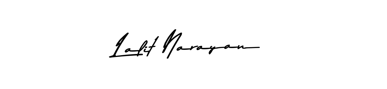 You should practise on your own different ways (Asem Kandis PERSONAL USE) to write your name (Lalit Narayan) in signature. don't let someone else do it for you. Lalit Narayan signature style 9 images and pictures png