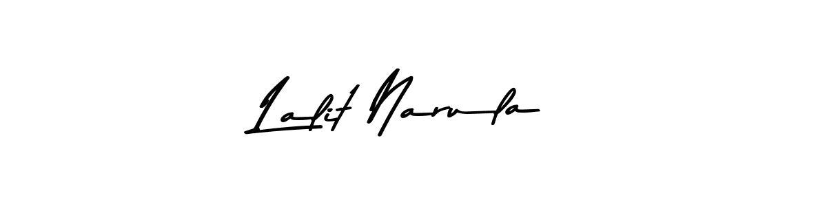 Make a beautiful signature design for name Lalit Narula. With this signature (Asem Kandis PERSONAL USE) style, you can create a handwritten signature for free. Lalit Narula signature style 9 images and pictures png