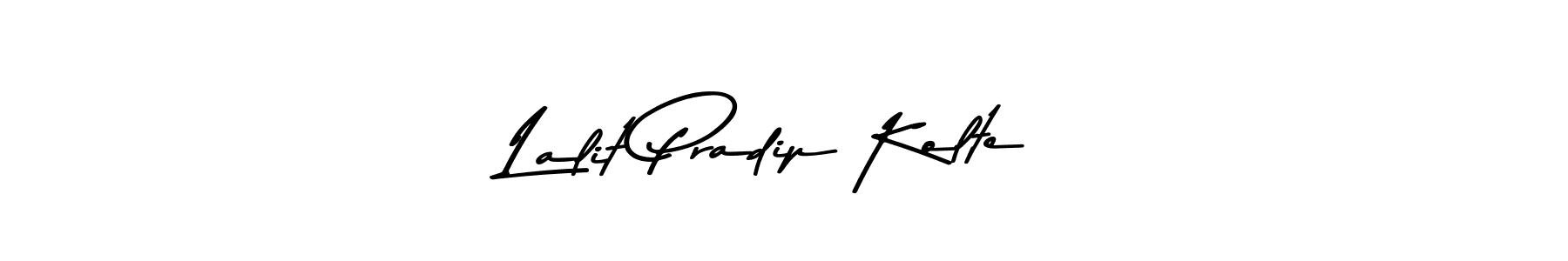 How to make Lalit Pradip Kolte signature? Asem Kandis PERSONAL USE is a professional autograph style. Create handwritten signature for Lalit Pradip Kolte name. Lalit Pradip Kolte signature style 9 images and pictures png