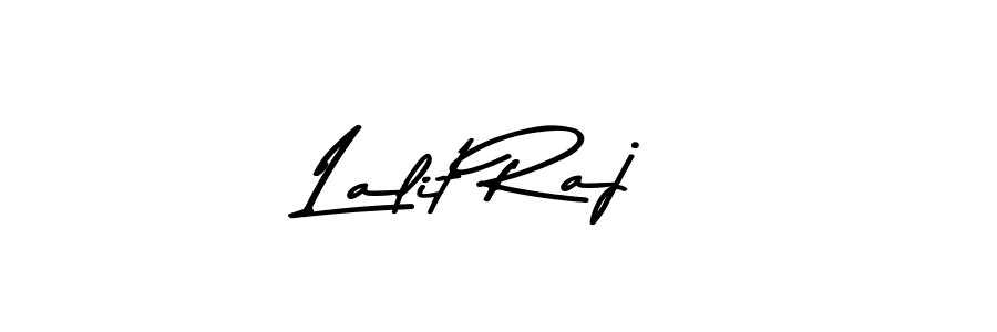 How to make Lalit Raj name signature. Use Asem Kandis PERSONAL USE style for creating short signs online. This is the latest handwritten sign. Lalit Raj signature style 9 images and pictures png
