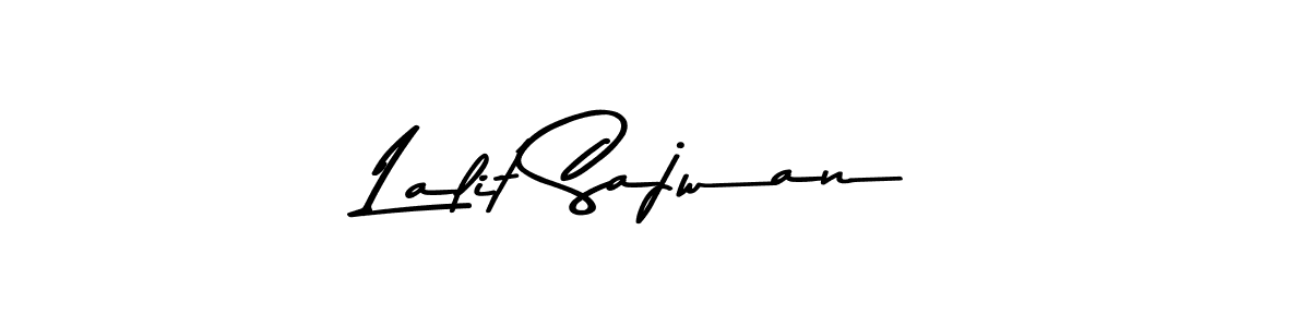 Lalit Sajwan stylish signature style. Best Handwritten Sign (Asem Kandis PERSONAL USE) for my name. Handwritten Signature Collection Ideas for my name Lalit Sajwan. Lalit Sajwan signature style 9 images and pictures png
