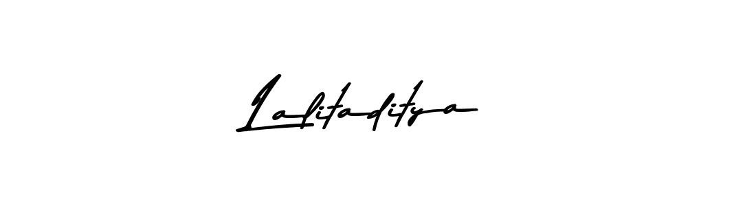 How to Draw Lalitaditya signature style? Asem Kandis PERSONAL USE is a latest design signature styles for name Lalitaditya. Lalitaditya signature style 9 images and pictures png
