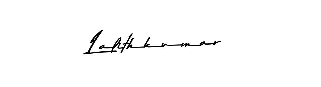 Lalithkumar stylish signature style. Best Handwritten Sign (Asem Kandis PERSONAL USE) for my name. Handwritten Signature Collection Ideas for my name Lalithkumar. Lalithkumar signature style 9 images and pictures png