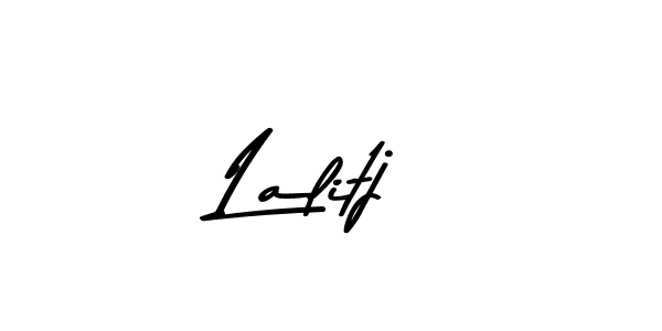 Also we have Lalitj name is the best signature style. Create professional handwritten signature collection using Asem Kandis PERSONAL USE autograph style. Lalitj signature style 9 images and pictures png