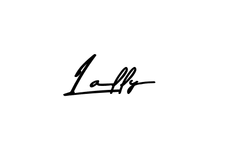 Use a signature maker to create a handwritten signature online. With this signature software, you can design (Asem Kandis PERSONAL USE) your own signature for name Lally. Lally signature style 9 images and pictures png